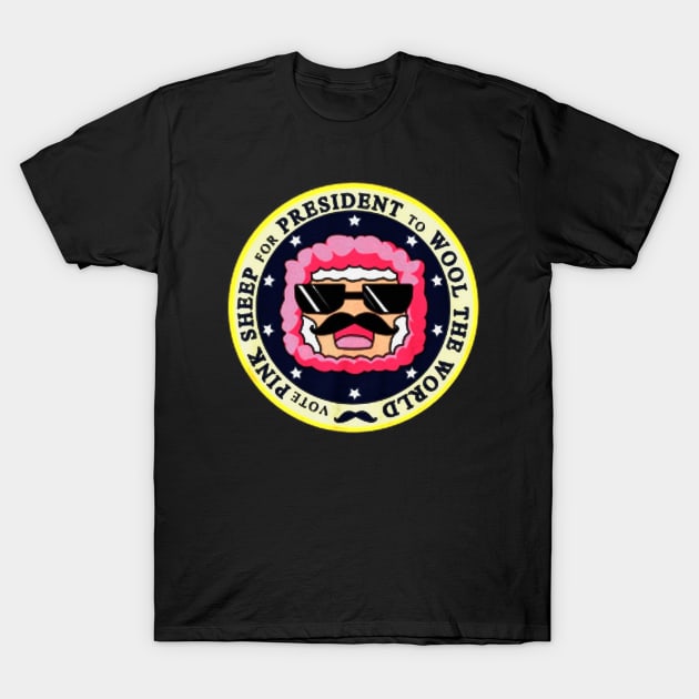 Presidential Pink Sheep tshirts T-Shirt by Beezee